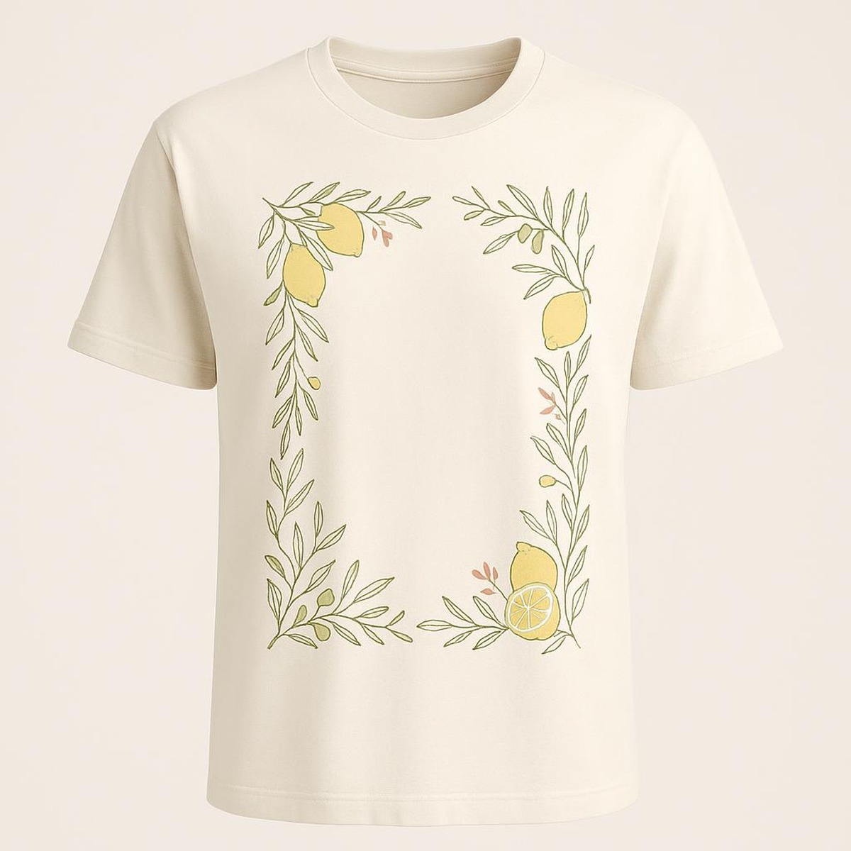 Mediterranean Lemon & Olive Premium T-Shirt